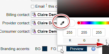 Add your agency logo to Terpsy